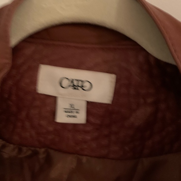 Cato Faux Leather knit insert Jacket!!! - Picture 5 of 6